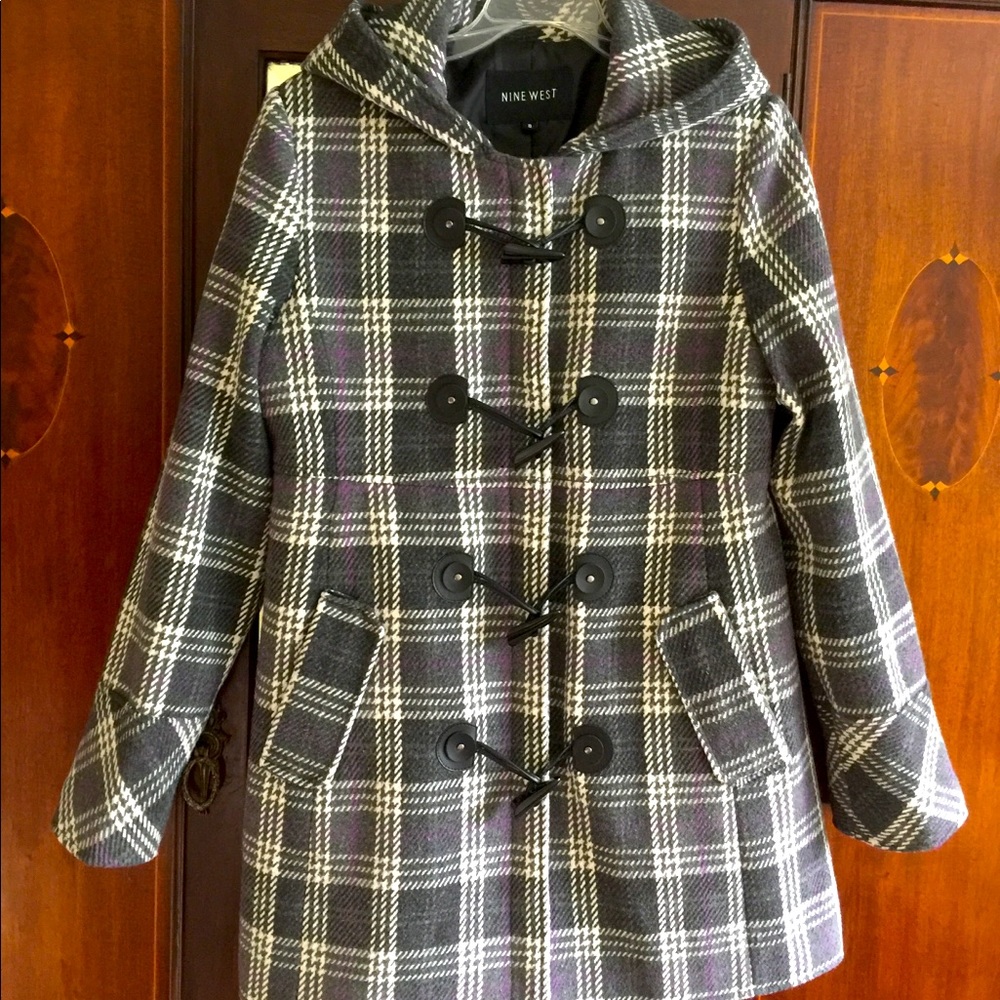 Last chance: Women’s Plaid Pea Coat
